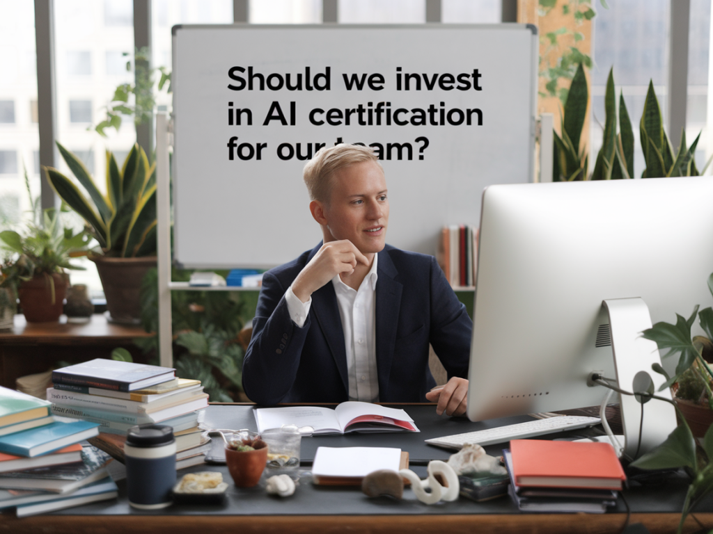 Comment décider si la certification IA pour votre équipe vaut l'investissement : grille de décision pour dirigeants