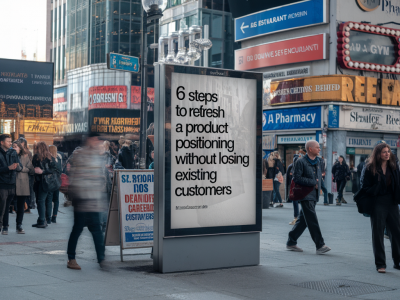 Comment rafraîchir un positionnement produit sans perdre vos clients existants en 6 étapes