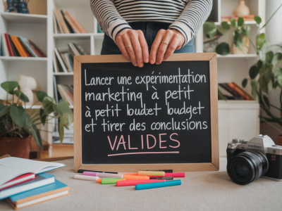 Lancer une expérimentation marketing à petit budget et tirer des conclusions valides