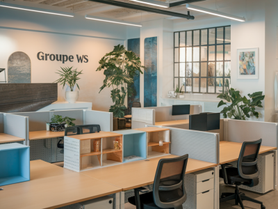 Groupe WS : espaces de travail modulables à Paris réservables à l'heure