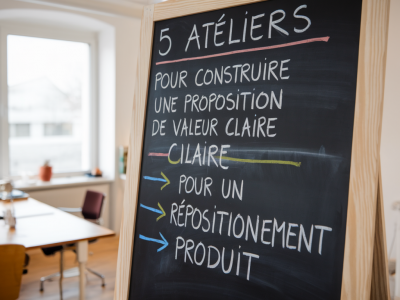 Construire une proposition de valeur claire pour un repositionnement produit en 5 ateliers