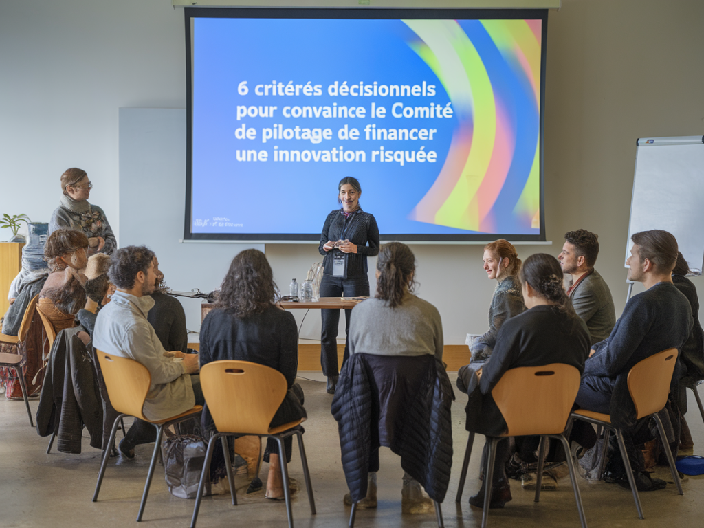 Comment convaincre le comité de pilotage de financer une innovation risquée en 6 critères décisionnels